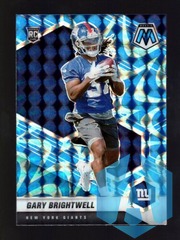 2021 Mosaic Gary Brightwell #377 RC Giants Blue Reactive